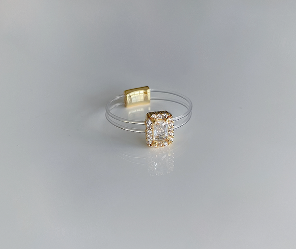 Emerald Cut (Gold)