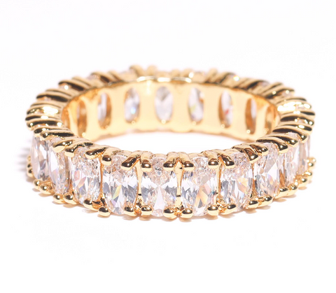 Oval Eternity Band